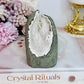 Natural Amethyst & Apophyllite In Basalt Freeform 273grams