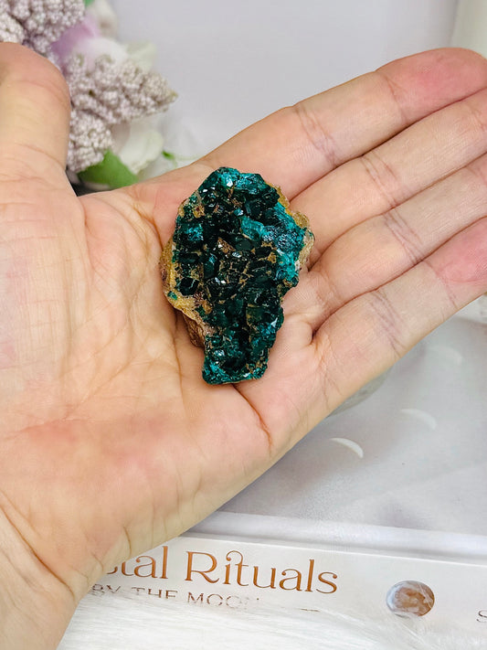 Rare Green Dioptase Specimen 35g