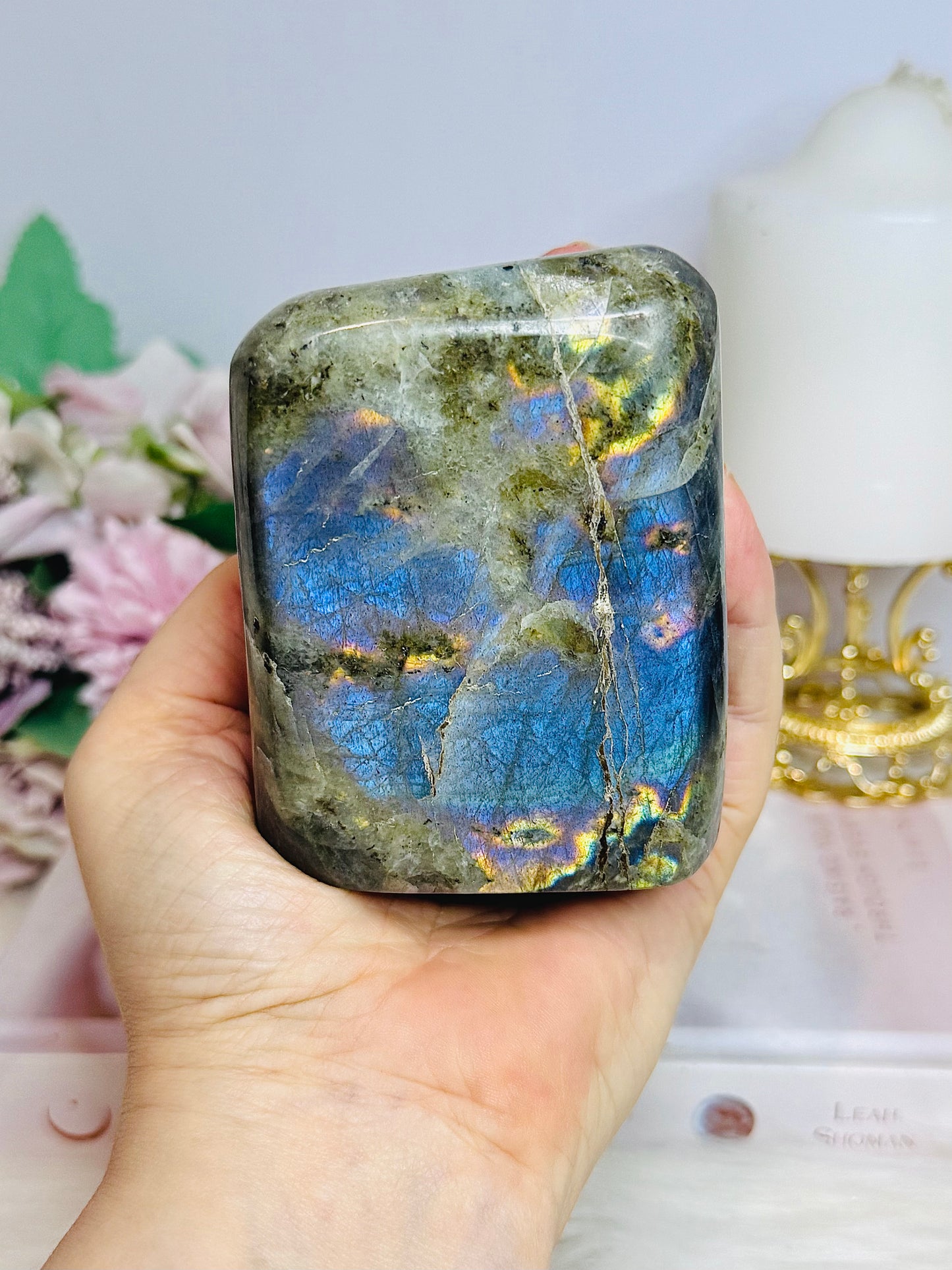 Chunky Labradorite Polished Freeform 9cm 649g