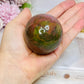 Ocean Jasper Sphere on Stand 246g