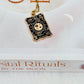 ‘The Magician’ Gold Plated Tarot Card Necklace In Gift Bag