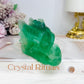Green Fluorite Carved Dragon 10cm