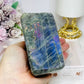 Purple Flash Labradorite Freeform 12cm 835g (flash looks blue in pics but is purple)
