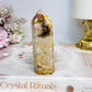 Flower Agate Druzy Tower 9cm