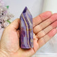 Purple Fluorite Tower 9.5cm