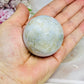 Blue Calcite Sphere on Stand 167g