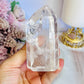 Magical High Grade Clear Quartz Tower 10cm with Stunning Rainbows