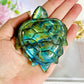 The Most Stunning Absolutely Full Of Gorgeous Flash High Grade Labradorite Carved Turtle 10cm