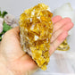 Cubed Yellow Calcite Specimen 12.5cm 351g