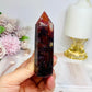High Grade Fire Quartz Tower with Rainbows 8.5cm