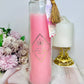 Mystic Rose Quartz Tube Candle 21cm
