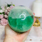 Large Green Fluorite Sphere on Stand 1.45KG