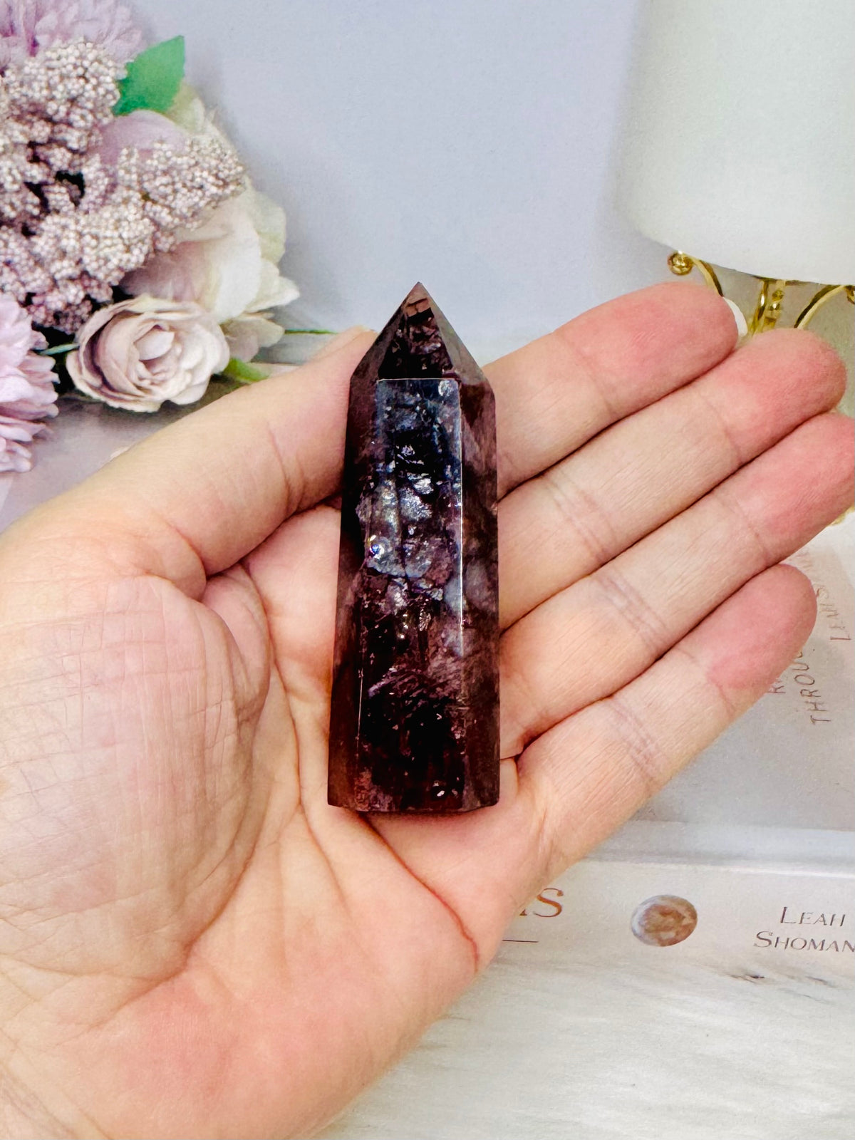 High Grade Fire Quartz Tower 7.5cm