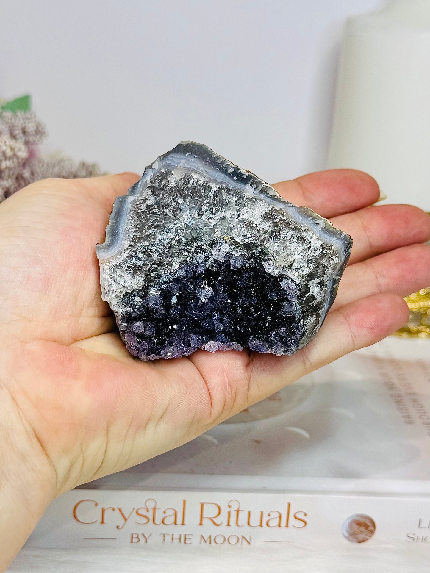 Natural Amethyst Cluster 8cm