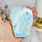 A Collectors Piece ~ Natural Larimar Slab On Stand 10cm 169g