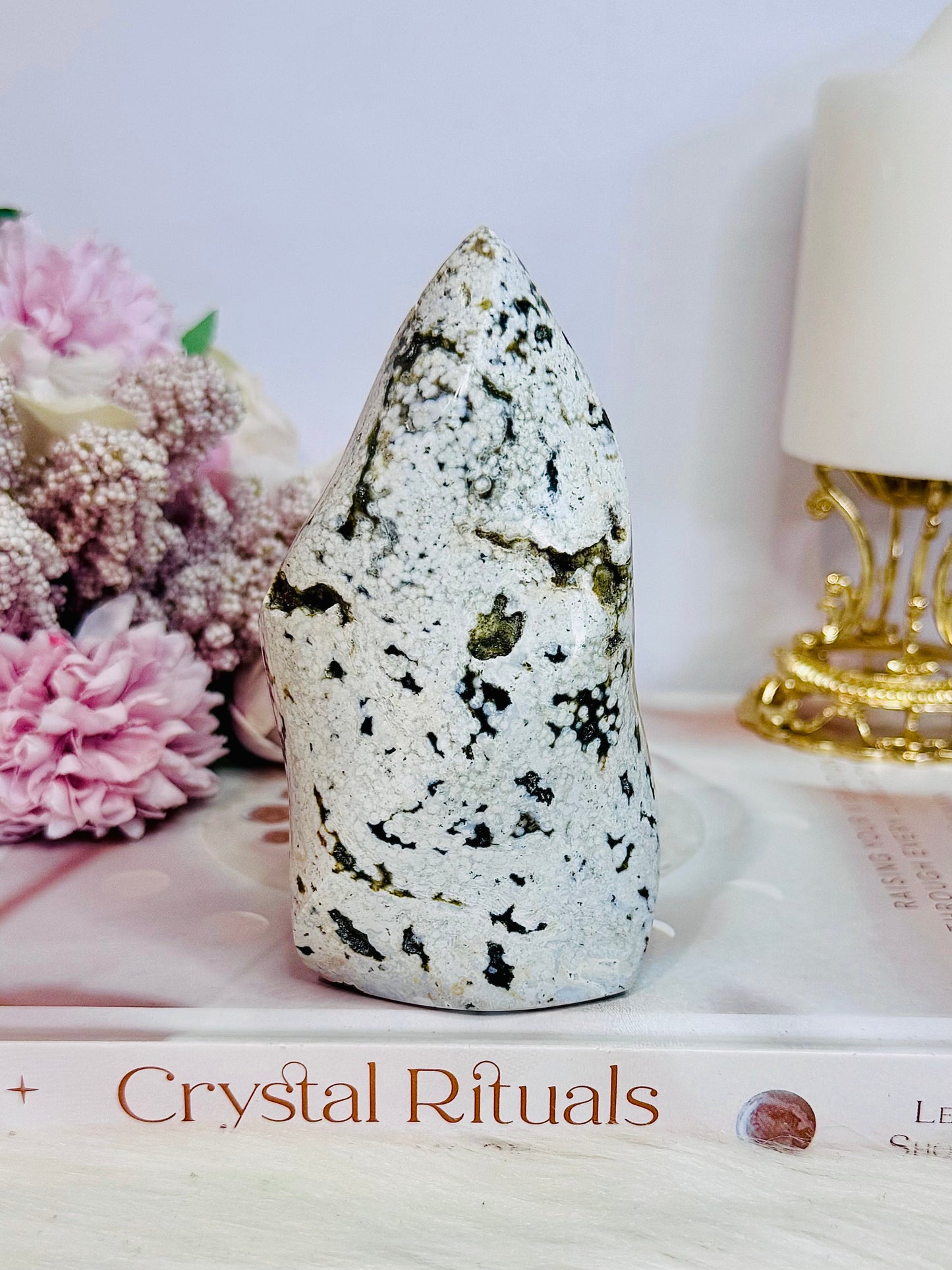 Chunky Ocean Jasper Flame 11cm