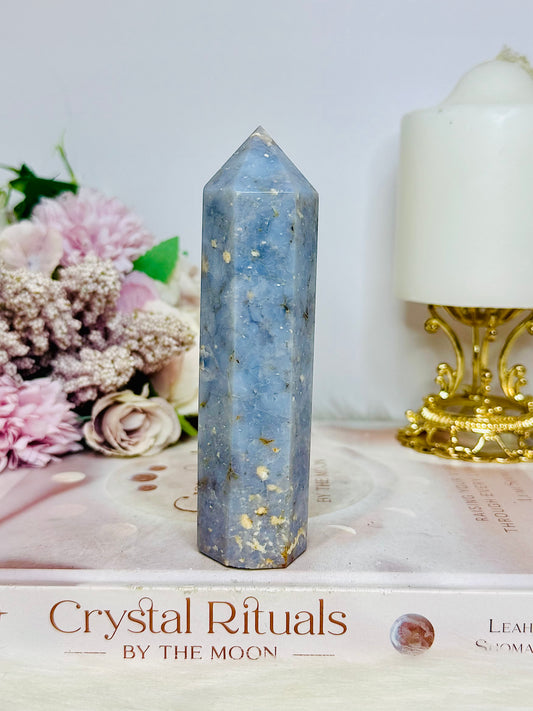 Large Blue Owyhee Opal Tower 12cm