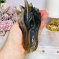 Large Druzy Agate Carved Dragon Head 12cm
