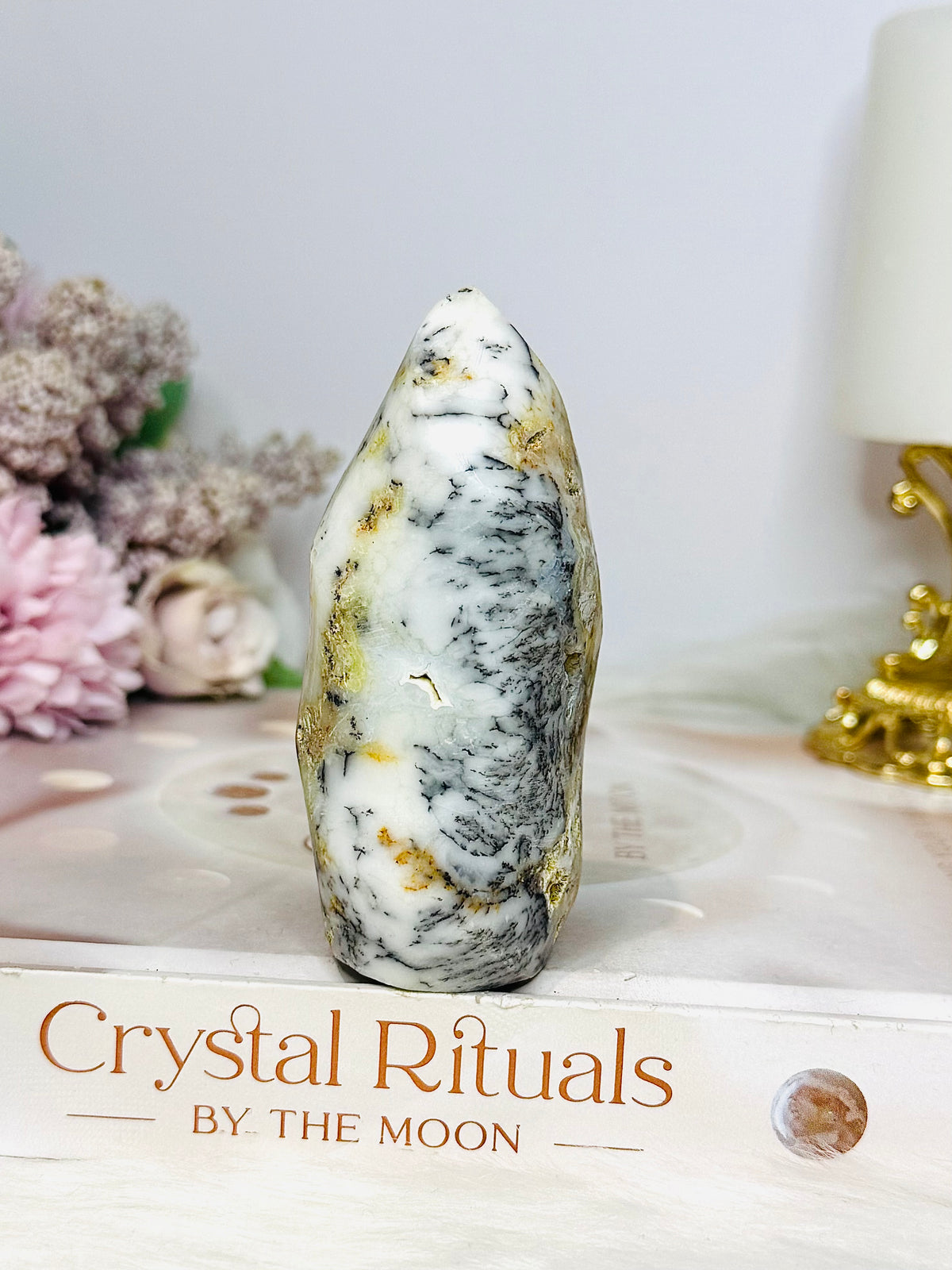 Dendritic Opal Flame 8.5cm