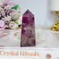 Purple Fluorite Tower 7.5cm