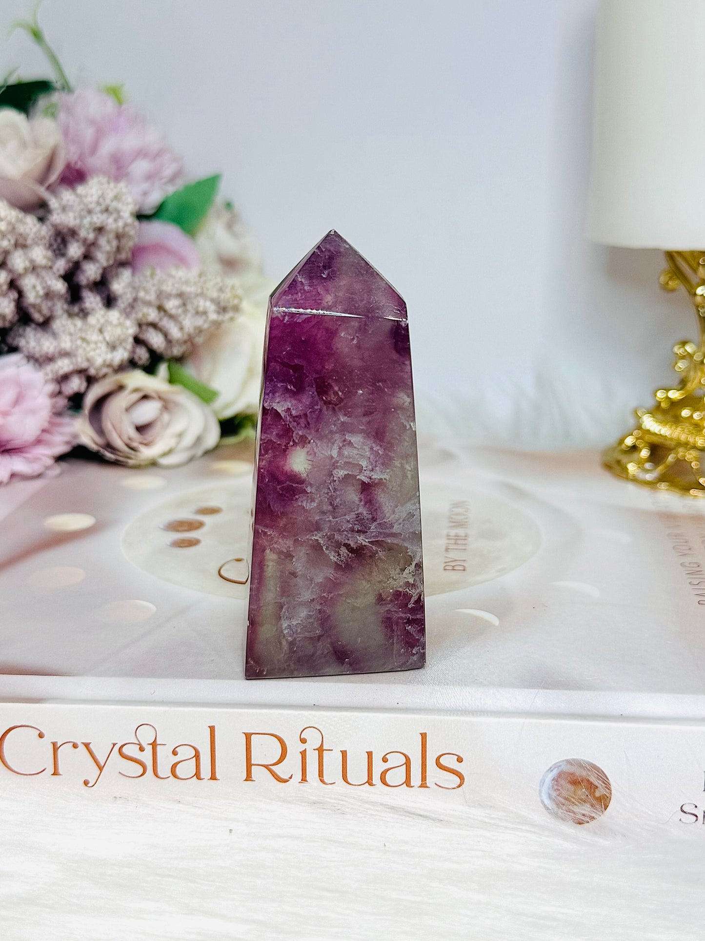 Purple Fluorite Tower 7.5cm