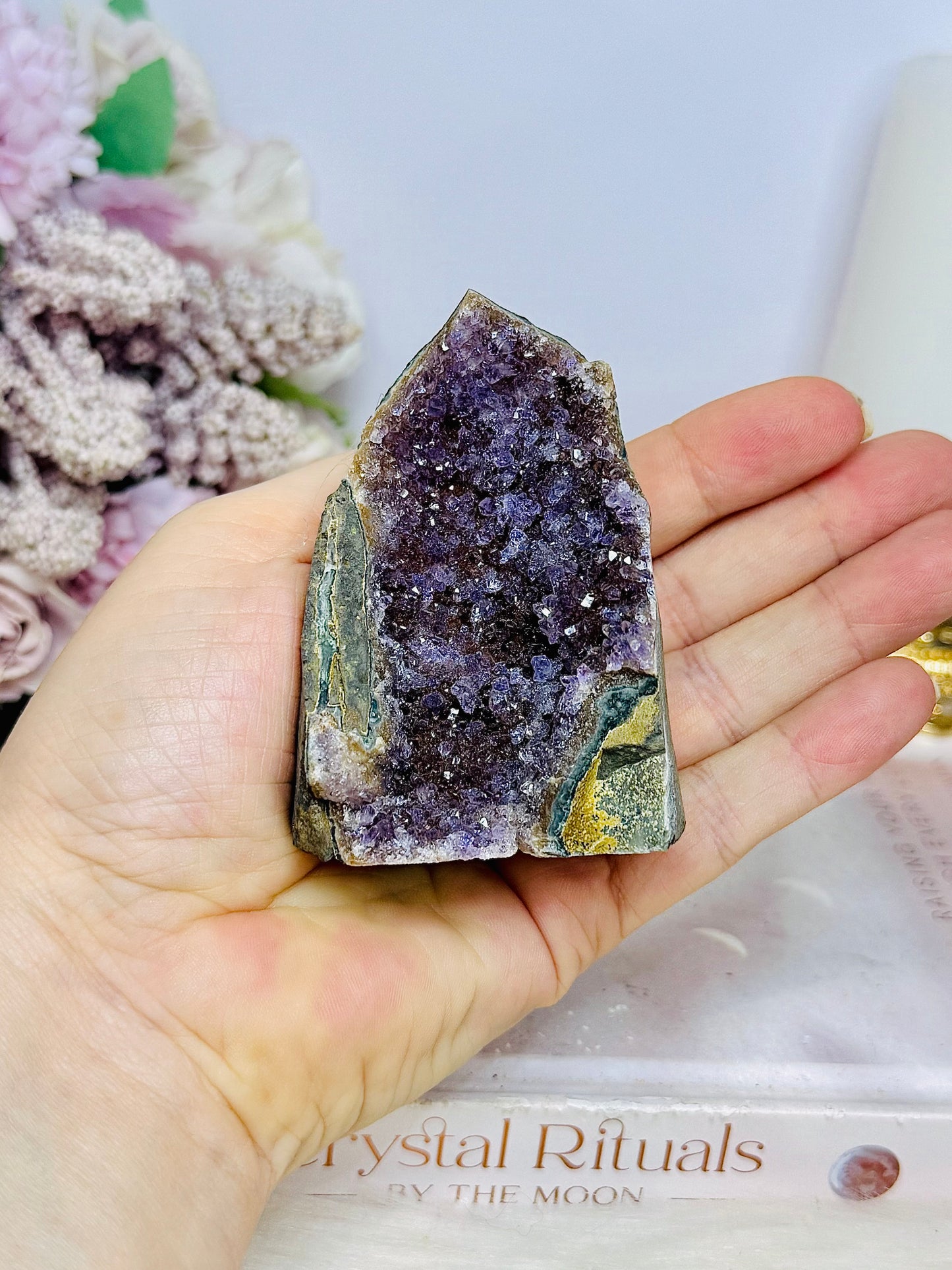 Amethyst Base Cut Cluster 7.5cm