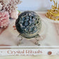 Gorgeous Natural Grape Agate Sphere 229grams On Stand