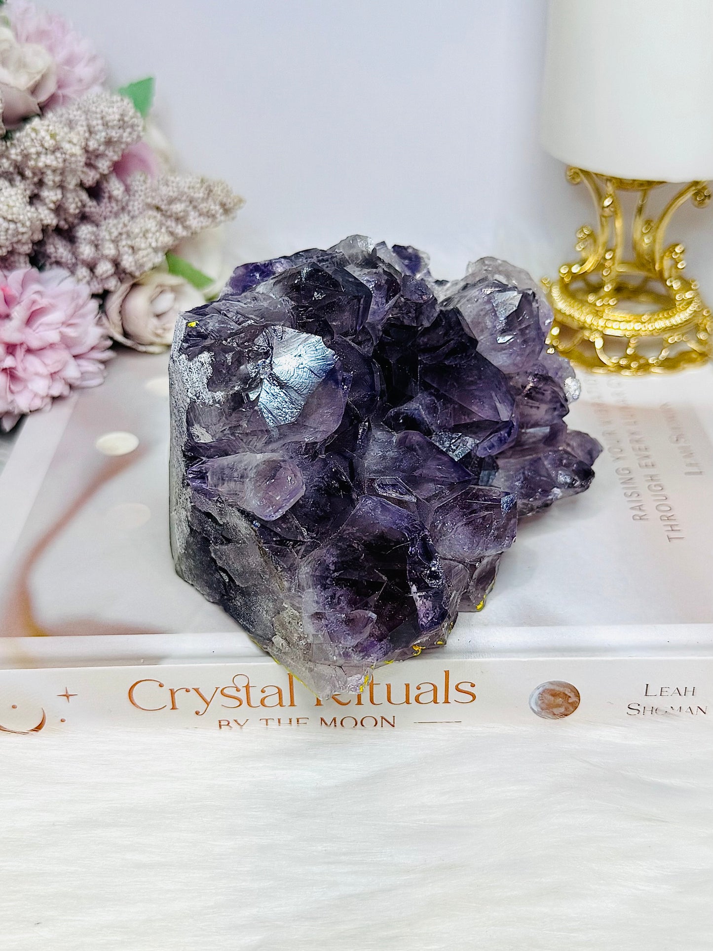 Large Amethyst Base Cut Cluster 11cm 886g