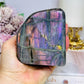 Labradorite Freeform with Pink & Purple Flash 9cm 475g