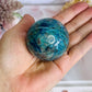 Absolutely Incredible High Grade Chrysocolla Sphere on Stand 198grams