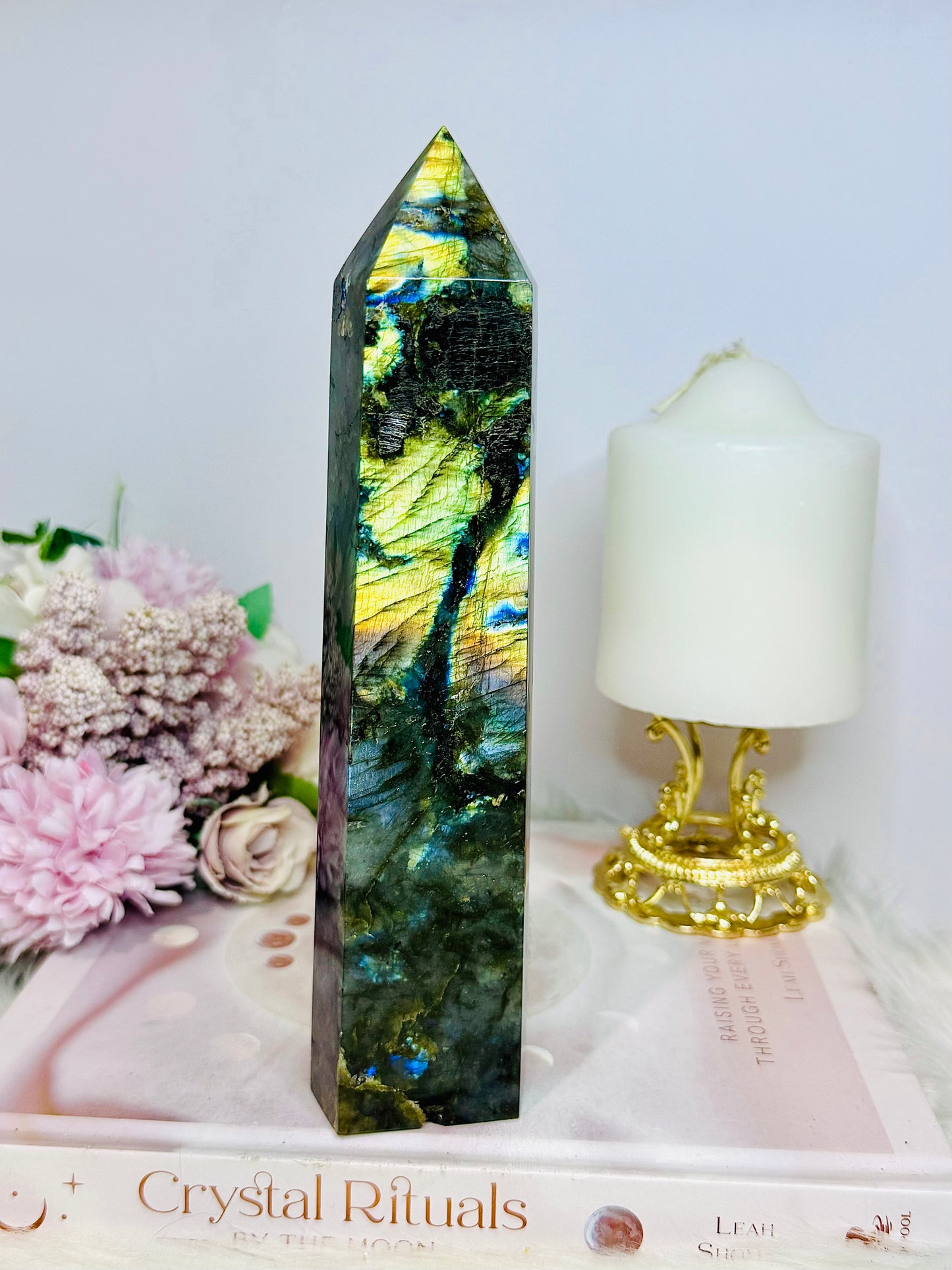 Large Labradorite Tower Full of Flash 20cm 799g