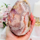 Absolutely FABULOUS Large High Grade 965Gram Pink Amethyst X Amethyst Freeform From Brazil