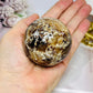 Chocolate Calcite Sphere on Stand 216g