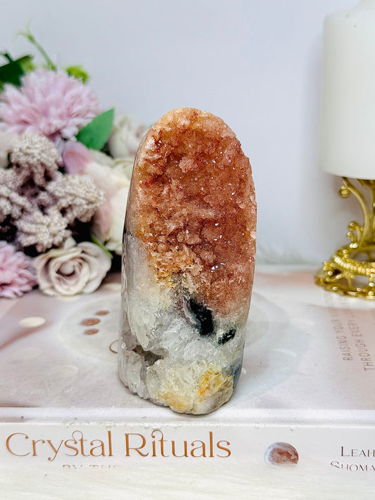 Pink Amethyst Base Cut Cluster 10.5cm 428g