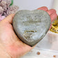 Large High Grade Amethyst Cluster Heart on Stand 328g