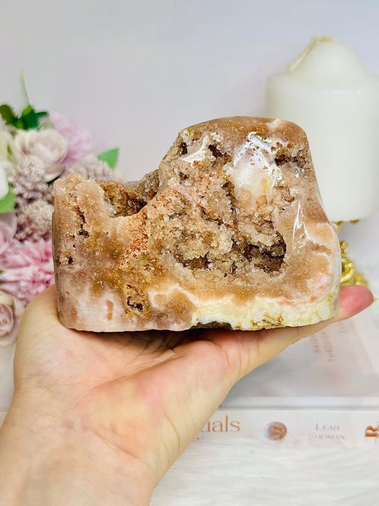 Natural Large Pink Amethyst Druzy Freeform 11cm 780g