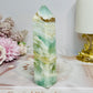 Caribbean Calcite Druzy Tower 12cm