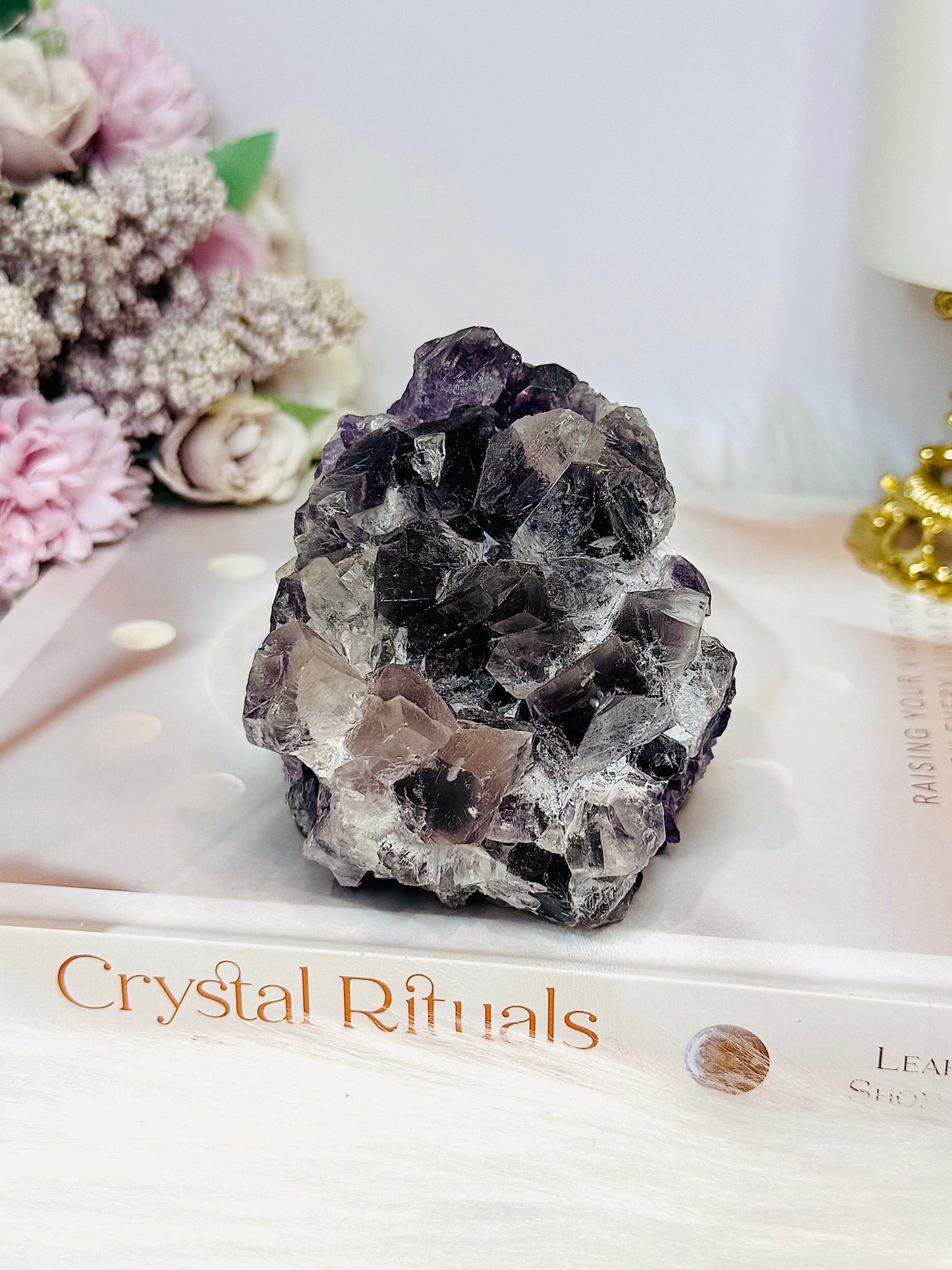 Amethyst Base Cut Cluster 478g