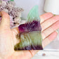 Fluorite Carved Fairy 9cm