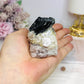 Natural Large Black Tourmaline on Matrix 144g