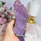 Large Natural Purpurite Slab on Stand 309g 19cm