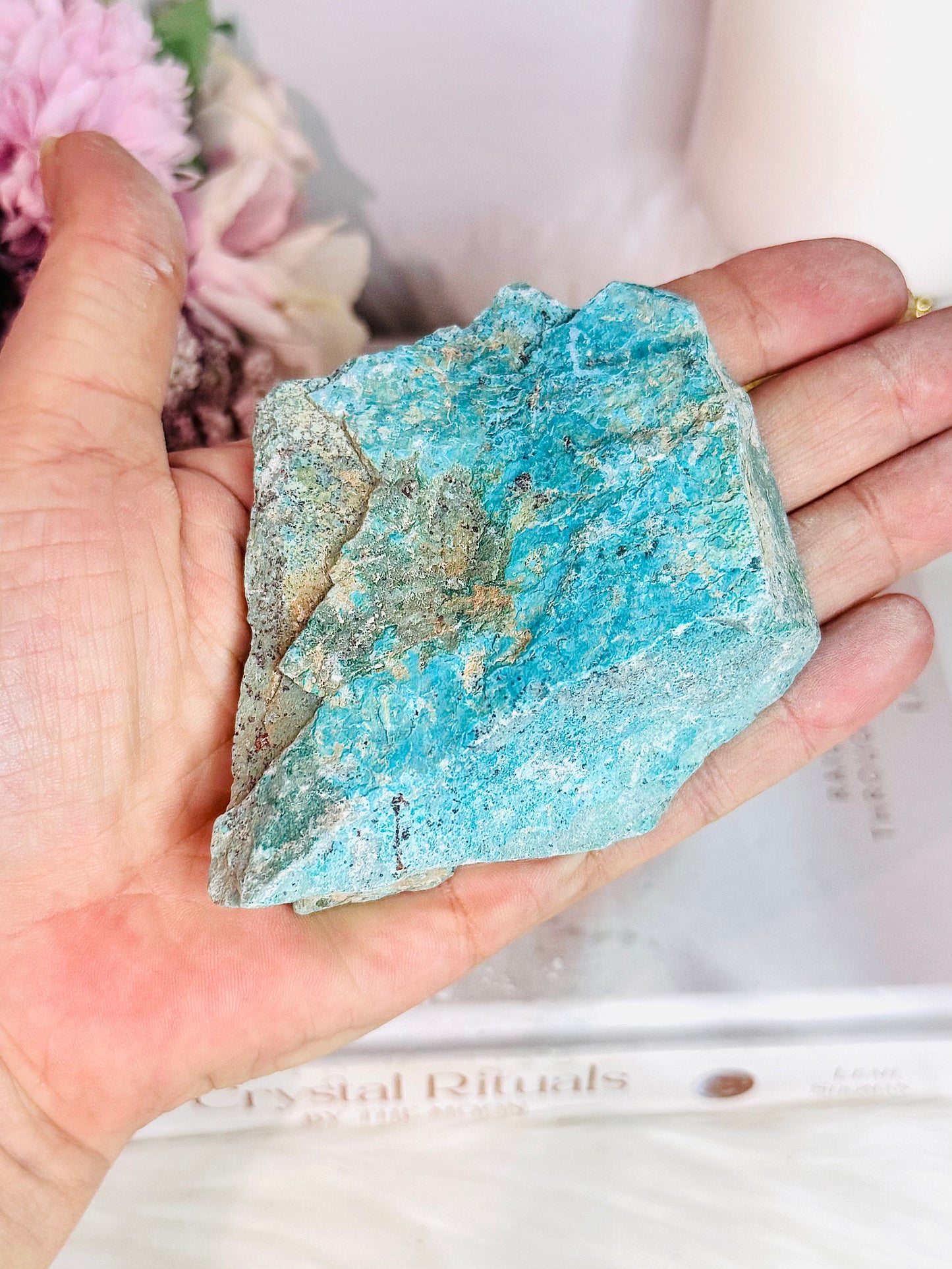 Raw Natural 8cm Chrysocolla Specimen