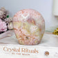 Pink Flower Agate Freeform 8cm 264g