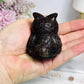 Chunky Strawberry Quartz Carved Owl 6cm