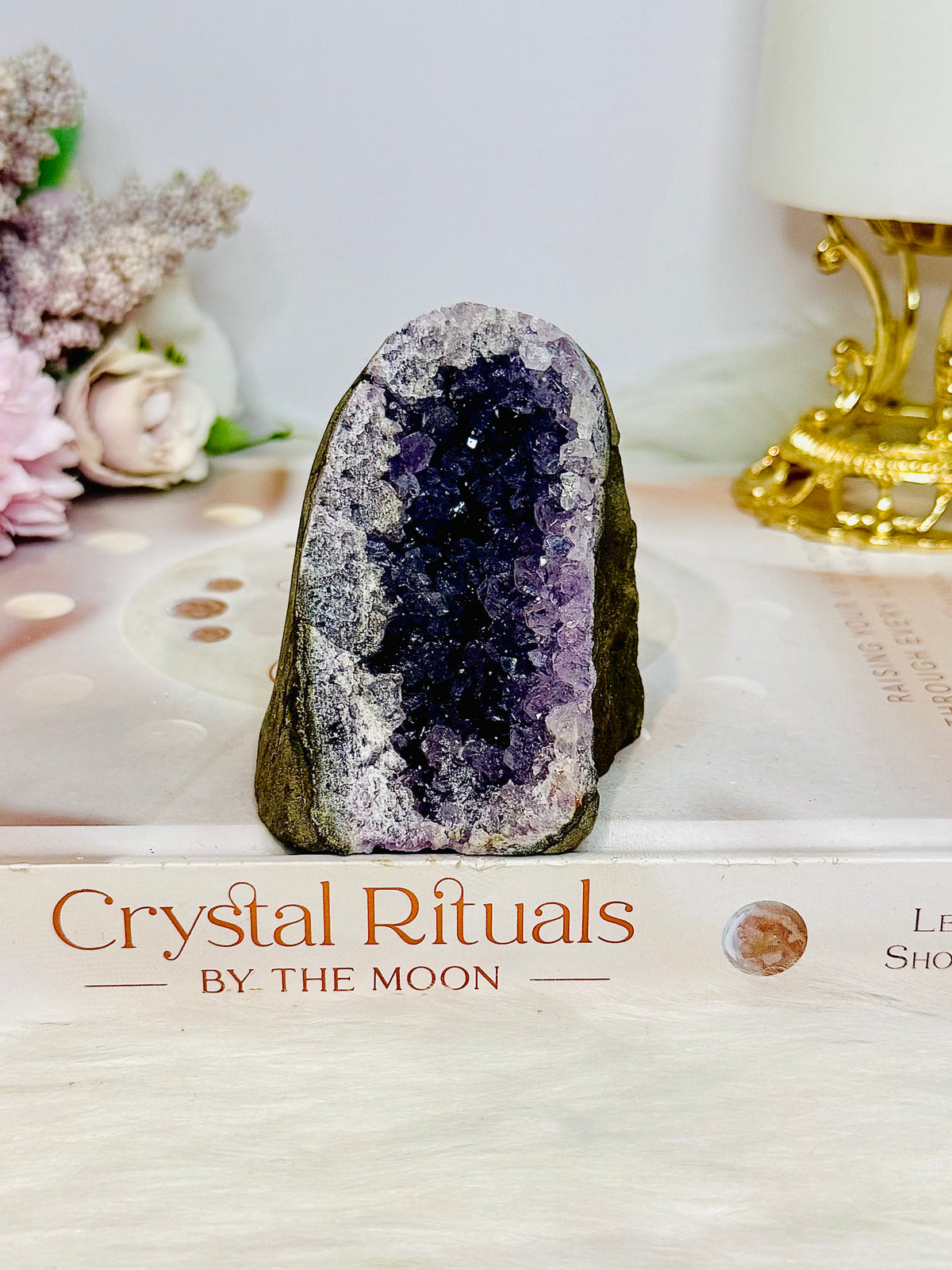 Amethyst Base Cut Cluster 227g