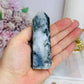 Moss Agate Druzy Tower 9cm