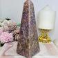 Large Lepidolite Tower | Obelisk 18cm