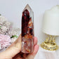 High Grade Fire Quartz Tower 9.5cm