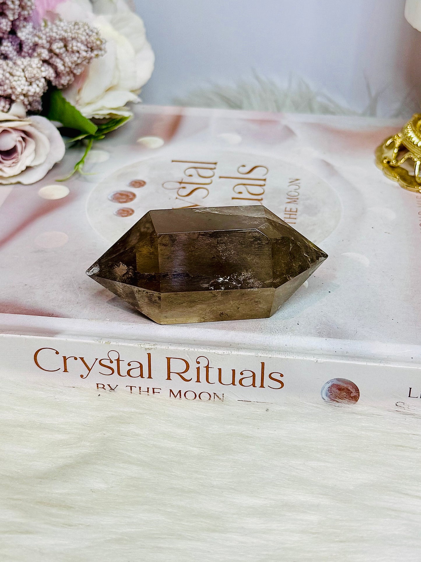 Smokey Quartz Double Terminated Point 8cm