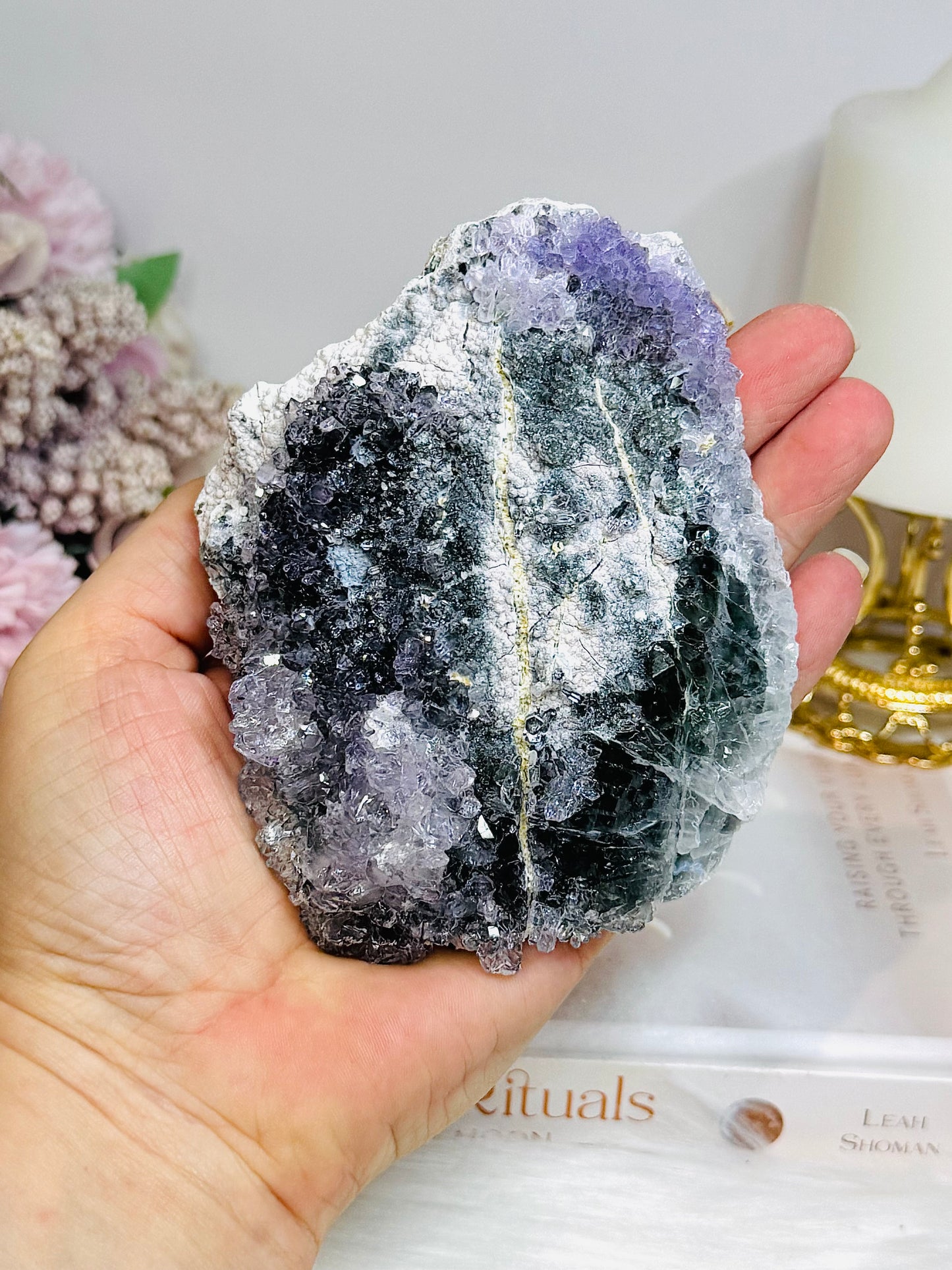 Natural Zeolite Slab on Stand 11.5cm